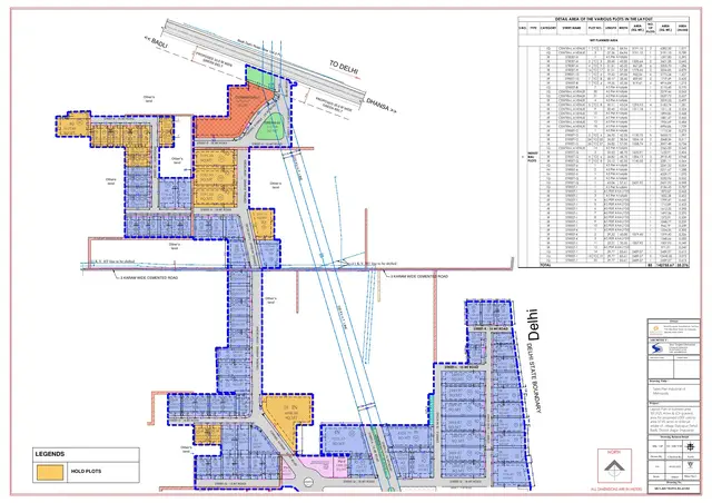 Metropolis by MET City industrial plots layout plan